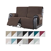 זול כיסוי לספה-כיסויי ספה שכיבה של loveseat כיסוי חיות מחמד מונע החלקה לשכיבה ל-2 מושבים עם רצועות אלסטיות, כיסוי מושב אהבה מפוצל מגן ריהוט כורסה