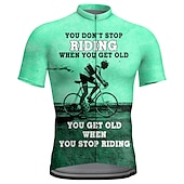 preiswerte Radtrikot Herren-Herren Radtrikot fahrradbekleidung Fahrradtrikot Kurzarm Fahhrad Trikot Shirt mit 3 Gesäßtaschen MTB Mountain Rennrad Atmungsaktiv Schnelltrocknend Feuchtigkeitsableitung Reflexstreiffen Gelb Rosa Rot