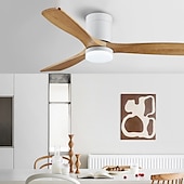 voordelige Plafondventilatorverlichting-plafondventilator met app voor lichtcirkelontwerp&amp;amp; afstandsbediening kristal 108cm dimbaar 6 windsnelheden moderne plafondventilator voor slaapkamer, woonkamer, kleine kamer 110-240v