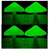 economico Luci notturne plug-in-luce notturna a led con sensore plug-in lampada luce notturna a fungo luce notturna magica a 7 colori che cambia mini belle luci notturne a forma di fungo per adulti luce notturna per bambini