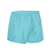 baratos shorts de natação masculinos-Homens Roupa de Banho Shorts de Natação Calção Justo de Natação Tecido Conforto Respirável Ao ar livre Diário Para Noite Moda Casual Preto Branco