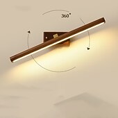 economico Luci da parete-Interno Vintage Stile Nordico Luci da Specchio Lampade da Parete per Interni Soggiorno Camera da letto Legno Luce a muro 110-120V 220-240V