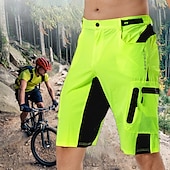 abordables Shorts, collants et pantalons pour hommes-Homme Short VTT Velo Cyclisme Short Vélo Vélo Cuissard Short Short VTT Vélo tout terrain Vélo Route Des sports Respirable Séchage rapide Poids Léger Bandes Réfléchissantes Noir avec rouge Noir