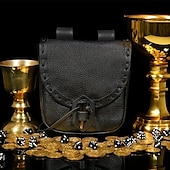 preiswerte Zubehör und mehr-Seeräuber Vikinger Retro Vintage Mittelalterlich Renaissance Tasche Herren Damen Kostüm Jahrgang Cosplay Tasche Halloween