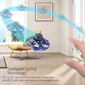 billiga Självlysande leksaker-fidget spinner fluga ufo mini drone boomerang magisk handkontrollerad flygande spinner leksak för barn vuxen tjänsteman för present till pojke&amp;amp;flickor