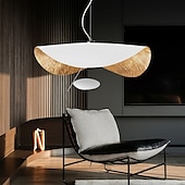 cheap Island Lights-LED Pendant Light Golden Hat Chandelier Bar Model Room Clothing Store Hotel Restaurant Hotel Club Lobby Light,Post-modern Light Luxury Creative Flying Saucer Chandelier