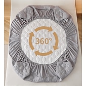 abordables Parures de draps-Protector de matelas imperméable Matelas matelassé Housse de matelas ajustée Protéger le matelas Reine Pleine Roi Housse de matelas protectrice avec bande élastique Épaissi anti-urine