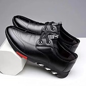 voordelige Hereninstappers &amp; loafers-heren instappers voor casual schoenen – bruine kunstleren ademende wandelschoenen met flexibele zool – lichtgewicht modieuze sneakers voor dagelijks gebruik en reizen