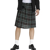 levne Spodní části-Retro Punk a gotika Středověké Sukně Skotské užitkové kilty Ren Faire Pánské Keltské Plesová maškaráda Běžné / Denní Dospělé Sukně