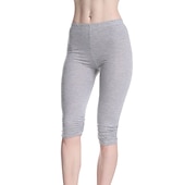 olcso Sima leggings-Női Jóga nadrág Napvédő Hasformáló Alakformáló Magas derék Jóga Fitnesz Edzőterem edzés Háromnegyedes leggingek Alsók Ibolya Fekete Fehér Sport Sportruházat Nagy rugalmasságú Sovány