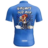 voordelige Heren shirts-21Grams Voor heren Wielrenshirt Korte mouw Fietsen Kleding Bovenlichaam met 3 achterzakken Bergracen Wegwielrennen Ademend Sneldrogend Vochtregelerend Reflecterende strips Donker Grijs Zwart Geel