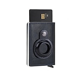 billiga Plånböcker-rfid-blockerande kolfiberplånbok för män med korthållare och airtag-ring – elegant, säker och snygg för dagligt bruk och resor