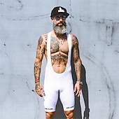 preiswerte Fahrradhosen Herren-Herren Damen Fahrradträgerhose Radhose Unterlage Fahhrad Trägerhose MTB-Shorts Rennpassform Sport Grafik 3D-Polster Rutschfest Elastisch Rosa / Rosa Schwarz Bekleidung Fahrradbekleidung