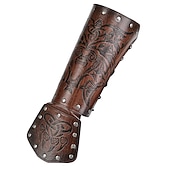 economico Armatura-Vintage Punk &amp; Gotico Medievale Costume Cosplay Armatura Polsino Fiera del Ren Guerriero Cavaliere Vichingo Tiro con l&#039;arco Per uomo Vichingo Halloween Mascherata Performance Palcoscenico Fiera