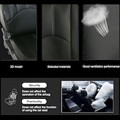 preiswerte Autositzbezüge-StarFire universeller PU-Leder Autositzbezug Kunstlederkissen vollständiger und vorderer Autositzbezug-Zubehör