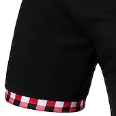 preiswerte Klassisches Poloshirt für Herren-Herren Poloshirt Golfhemd Casual Festtage Kargen Kurzarm Modisch Basic Glatt Klassisch Sommer Regular Fit Schwarz Weiß Dunkelmarine Poloshirt