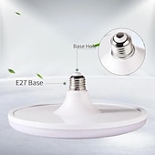 お買い得  LEDスマート電球-ufo 形の LED 電球 e27 ベースフラットハイパワー LED 電球家庭用ペンダント器具ライト照明
