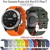 abordables Correas de reloj Garmin-Ver Banda para Garmin Fenix 7 7X 6 6X Pro Epix Pro 47mm 51mm Instinct 2X Approach S70 47mm S62 S60 Forerunner 955 945 Epix Marq Descent Quatix 22mm 26mm Silicona Reemplazo Correa Ajustable Correa