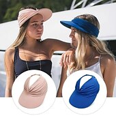 abordables refrigeración calefacción-Sombrero de playa de verano para mujer, sombrero de copa vacío, sombrero para el sol 50+, sombrero para el sol para mujer, sombrero deportivo para exteriores
