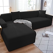 preiswerte Sofabezug-Stretch-Sofabezüge, burgunderfarben, Sofabezug für Hunde und Haustiere, Schonbezüge im Landhausstil für Zweisitzer, L-Form, 3-Sitzer, U-Form, Sessel, waschbarer Sofaschutz, weich und strapazierfähig