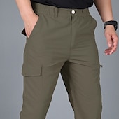 preiswerte Unterteile-Wasserdichte Arbeitshose für Herren Wandern Cargohose Taktische Hose 6 Taschen Militär Sommer Outdoor Ripstop wasserabweisend schnell trocknend mehrere Taschen Reißverschlusstasche elastische Taille blau grau khaki grün schwarz
