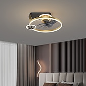 preiswerte Deckenventilator-Leuchten-Deckenventilator mit Licht ca&amp;amp; Fernbedienung 52cm 3-Licht dimmbar 6 Windgeschwindigkeiten moderner Deckenventilator für Schlafzimmer, Wohnzimmer, kleines Zimmer 110-240V
