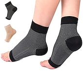 cheap Braces &amp; Supports-Plantar Fasciitis Socks Arch Ankle Support, 20-30 Mmhg Foot Compression Sleeves Eases Swelling, Heel Spurs, Improves Blood Circulation, Better Than Night Splint For Hiking, Runnning By (1 Pair)
