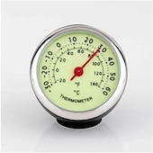 economico Ornamenti e pendenti per auto-1pc orologio luminoso per auto termometro igrometro decorazione per auto orologio luminoso per auto orologio al quarzo multi-funzione decorazione per interni auto