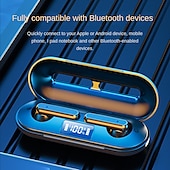 voordelige TWS True Wireless Headphones-V60 TWS True draadloze hoofdtelefoon In het oor Bluetooth 5.2 Ergonomisch Ontwerp Surround geluid Snellader voor Apple Samsung Huawei Xiaomi MI Hardlopen Dagelijks gebruik Reizen Mobiele telefoon