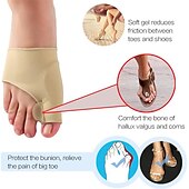 levne Osobní péče a zdraví-2ks/pár oddělovač prstů na noze korektor hallux valgus vbočený palec kladívkový narovnávač prstů úleva od bolesti nohou nástroje pro ortopedickou pedikúru péče o nohy