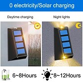 economico Applique per esterni-Lampada Da Giardino Solare Da Esterno Con Lampada Da Giardino Impermeabile Ip65 Cambia Colore RGB Illuminazione Solare Da Giardino