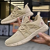economico Sneakers da uomo-sneakers sportive da uomo in rete grigia: leggere, traspiranti e perfette per la corsa, la palestra e l&#039;abbigliamento casual
