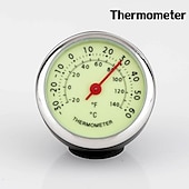 economico Ornamenti e pendenti per auto-1pc orologio luminoso per auto termometro igrometro decorazione per auto orologio luminoso per auto orologio al quarzo multi-funzione decorazione per interni auto