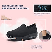 economico Sneakers da donna-scarpe da ginnastica slip-on con cuscino d'aria da donna – scarpe da passeggio in rete traspirante per casual e sport