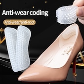 voordelige Inlegzolen &amp; inzetstukken-3 paar/set siliconen gel hielgrepen voor schoenen – antislip kussentjes ter voorkoming van blaren, comfort en pasvorm bij hoge hakken