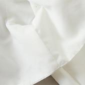 voordelige Bovenkleding-Kinderen Voor meisjes Blouse Effen Kleur Bruiloft Lange mouw Modieus Katoen 3-7 jaar Zomer Wit