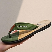 billige Uformelle sandaler-stilige flip-flops for menn med teksturert såle – komfortable strandsandaler for sommerbruk