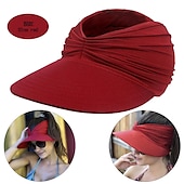 abordables refrigeración calefacción-Sombrero de playa de verano para mujer, sombrero de copa vacío, sombrero para el sol 50+, sombrero para el sol para mujer, sombrero deportivo para exteriores