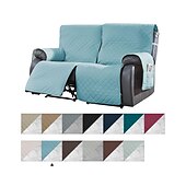 זול כיסוי לספה-כיסויי ספה שכיבה של loveseat כיסוי חיות מחמד מונע החלקה לשכיבה ל-2 מושבים עם רצועות אלסטיות, כיסוי מושב אהבה מפוצל מגן ריהוט כורסה