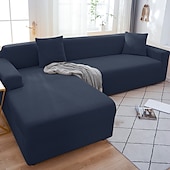 preiswerte Sofabezug-Stretch-Sofabezüge, burgunderfarben, Sofabezug für Hunde und Haustiere, Schonbezüge im Landhausstil für Zweisitzer, L-Form, 3-Sitzer, U-Form, Sessel, waschbarer Sofaschutz, weich und strapazierfähig