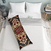 cheap Throw Pillows,Inserts &amp; Covers-Boho Ethnic Body Pillow Cover Pillowcase only Cover No Insert for Bedroom Livingroom Home Decoration