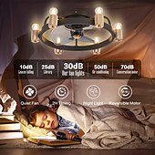 お買い得  シーリングファンライト-リモコン付きシーリングファン 3/6ライト フラッシュマウント ロープロファイル 屋内シーリングファン 39インチ 220-240v