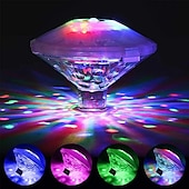 preiswerte Unterwasserlampen-Schwimmendes Unterwasserlicht, RGB-Tauch-LED-Disco-Licht, Glow-Show, Schwimmbad, Whirlpool, Spa-Atmosphäre, Dekorlampe, Badlicht