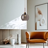 abordables Suspension-Lampes suspendues à LED îlot de cuisine en verre 10 &quot;éclairage en verre soufflé à la main luminaires d&#039;entrée de foyer de ferme moderne globe suspendu au plafond sur la table ambre/gris fumé 110-240v