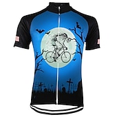 economico Maglie da uomo-250° anniversario dell'America Giornata dell'indipendenza Per uomo Maglia da Ciclismo Grafico Bandiera Nazionale Manica Corta Bicicletta Maglia Top con 3 tasche posteriori Mountain Bike MTB Ciclismo