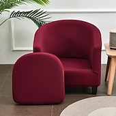 cheap Armchair Cover &amp; Armless Chair Cover-Club Chair Cover Barrel Chair Slipcover Stretch Tub Chair Slipcover, Arm Chair Sofa Cover For Dogs Pet,Washable Couch Furniture Protector Soft Durable
