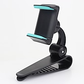 cheap Car Holder-Sun Visor Phone Mount Car Phone Holder For Car Universal 360 Rotating Car Mount Support Clip Bracket Cradle Clip Compatible To Smartphones