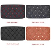 abordables Appuie-tête pour voiture-Voiture universel central accoudoir tapis intérieur accoudoirs boîte de rangement protecteur auto accoudoir housse de coussin étanche pad