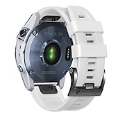 Χαμηλού Κόστους Ζώνες ρολογιών Garmin-Παρακολουθήστε το συγκρότημα για Γκάρμιν Fenix 7 7X 6 6X Pro Epix Pro 47mm 51mm Instinct 2X Approach S70 47mm S62 S60 Forerunner 955 945 Epix Marq Descent Quatix 22mm 26mm σιλικόνη Αντικατάσταση Λουρί
