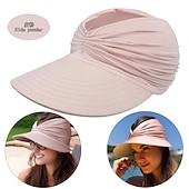 abordables refrigeración calefacción-Sombrero de playa de verano para mujer, sombrero de copa vacío, sombrero para el sol 50+, sombrero para el sol para mujer, sombrero deportivo para exteriores